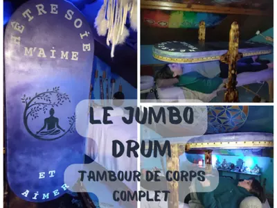 le tambour de corps complet nommé le Jumbo Drum