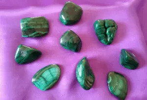 pierres malachite